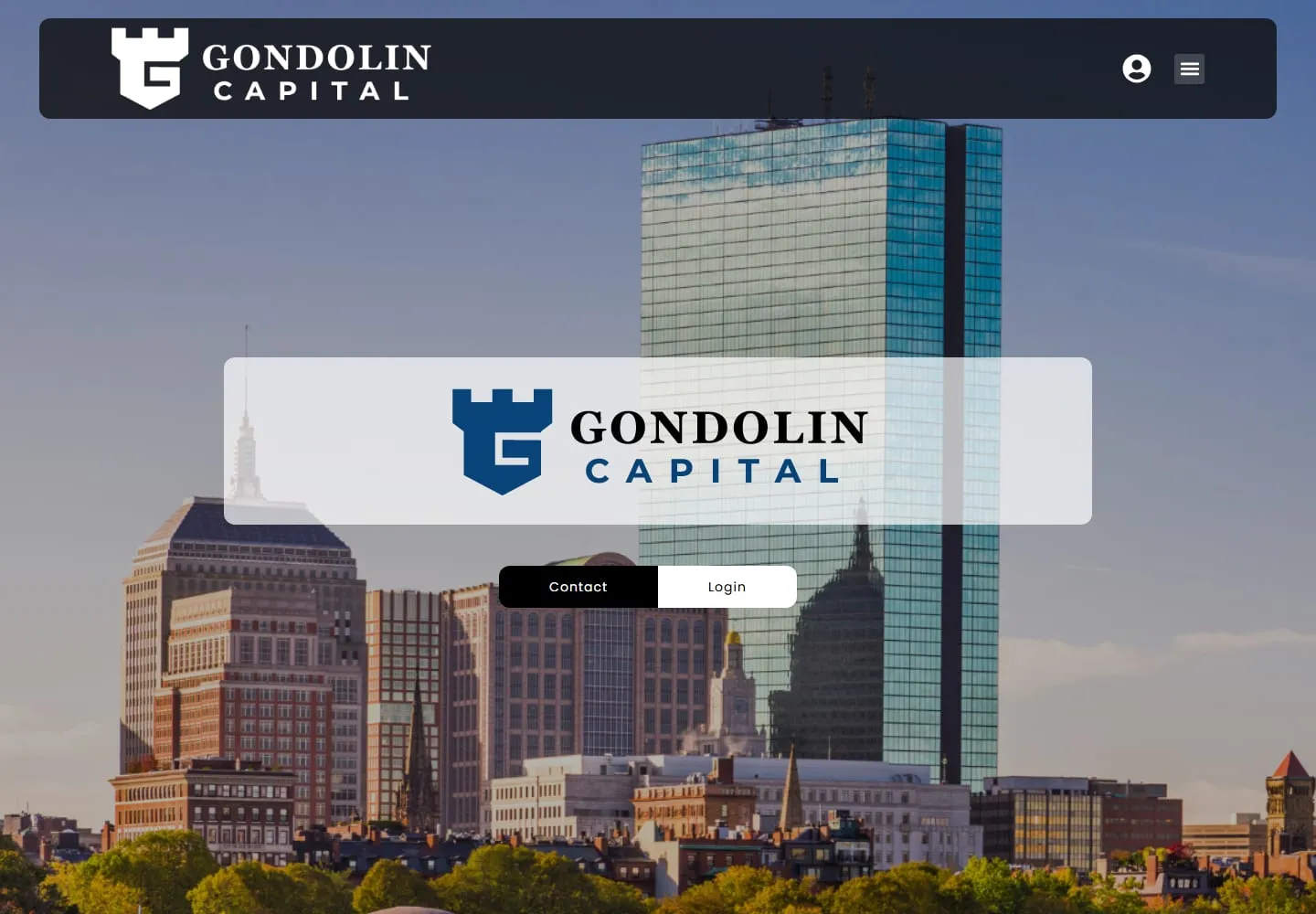 Screenshot of the Gondolin Capital website