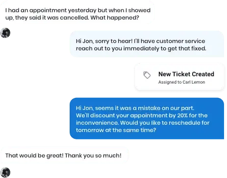 Ticketing product preview