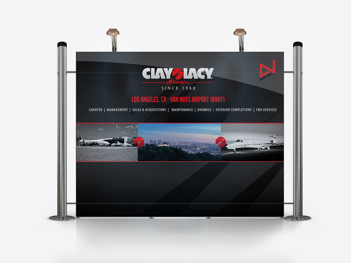 Clay Lacy Convention Display